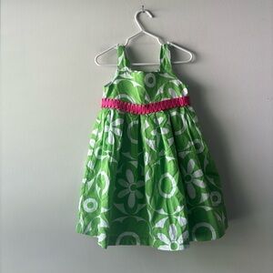 Carters toddler‎ summer dress color white and green size 2t